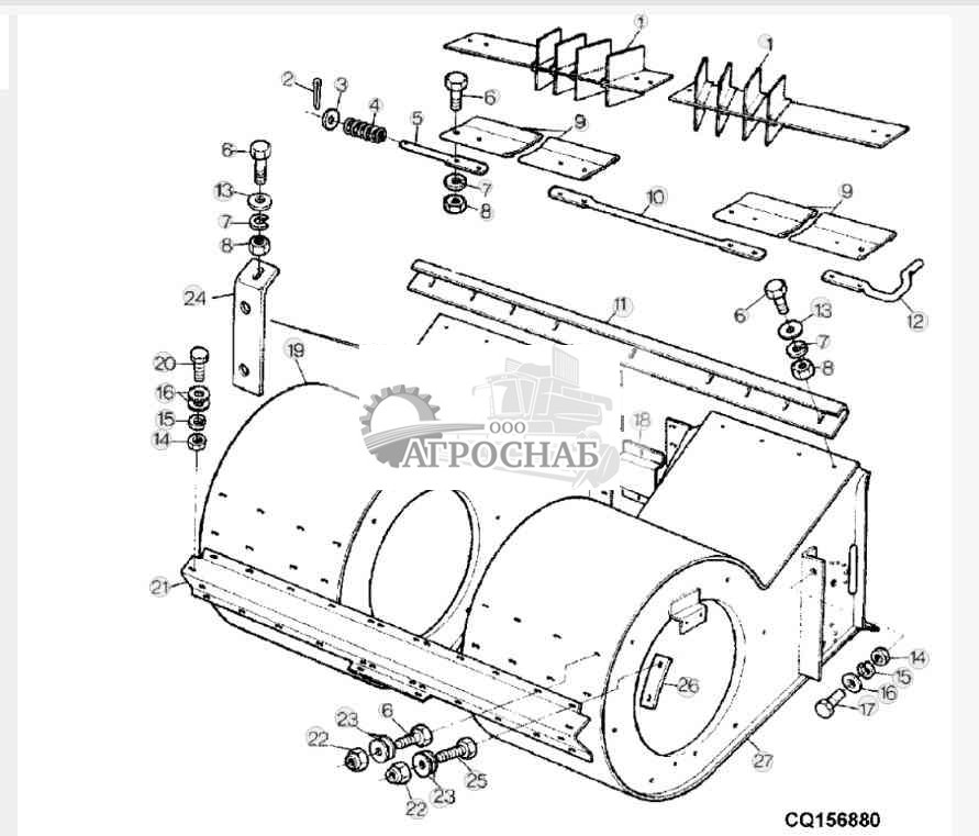 Корпус вентилятора 